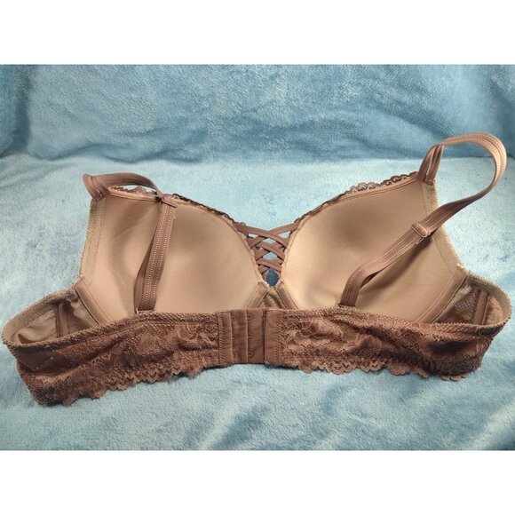 TORRID CURVE 42B Brown Lace Underwire Padded Bra - Picture 5 of 11